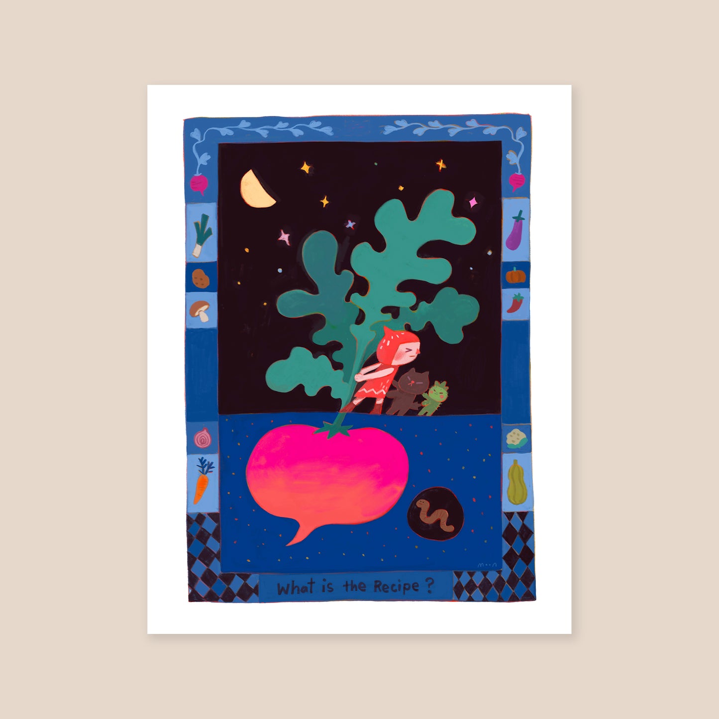 The Big Turnip - Art Print