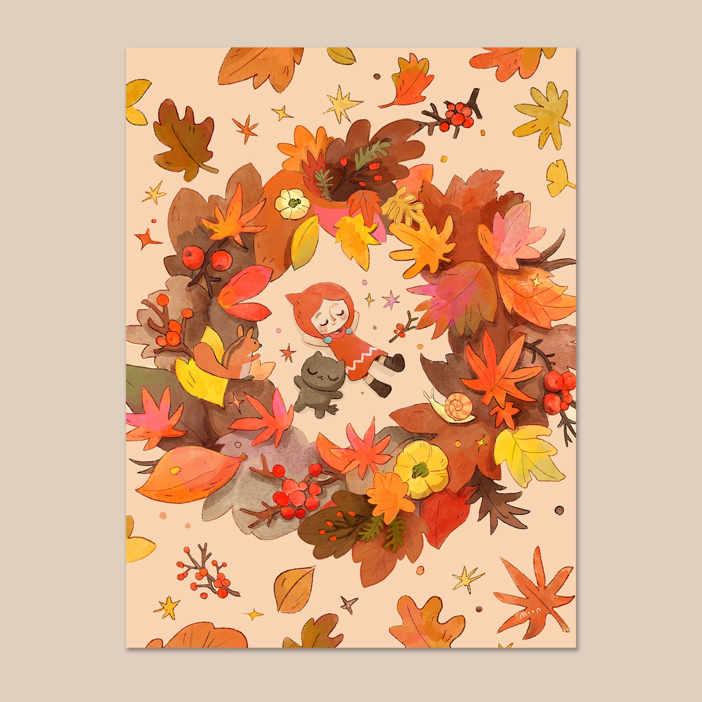 Autumn Harmony -  Art Print