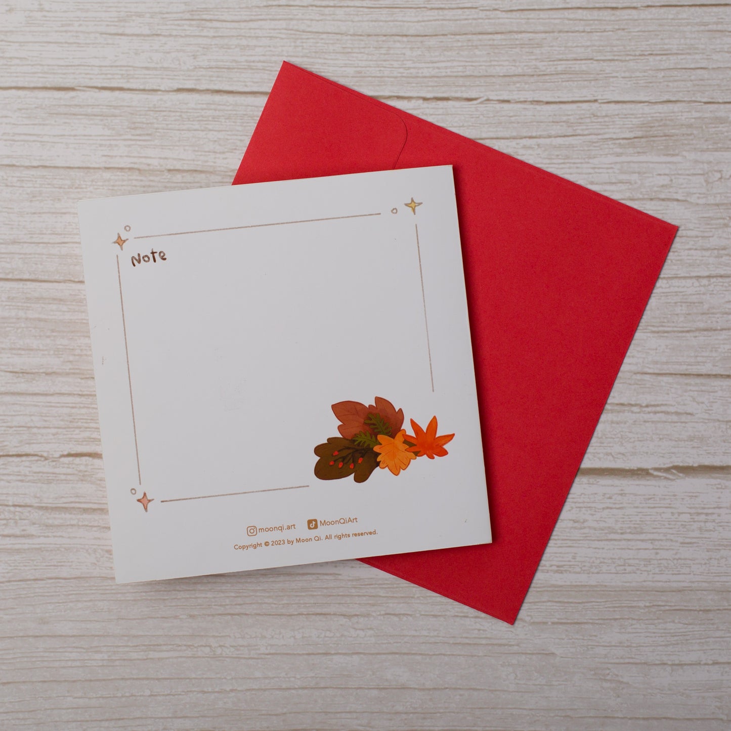 Autumn Harmony - Pop up card