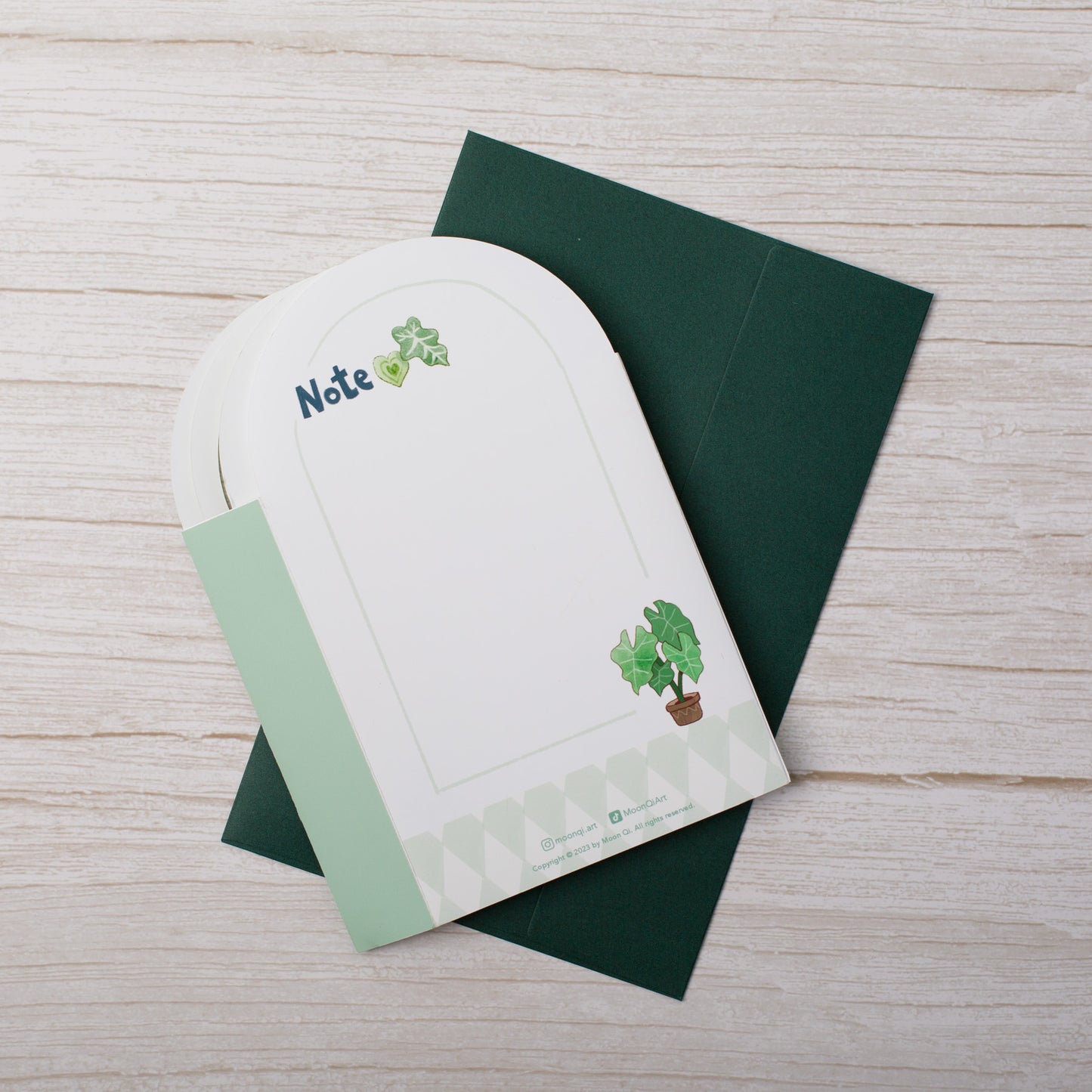 Greenery Overture - Pop up card