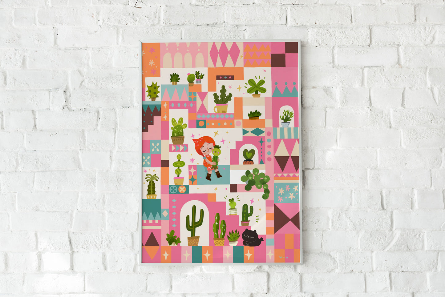 The Cactus Hug - Print