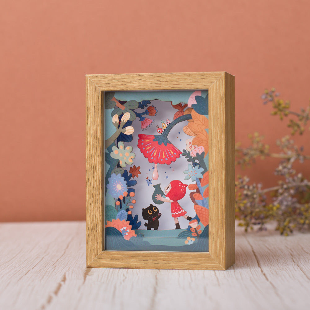 When the Flower Blooms - Shadow Box - Small